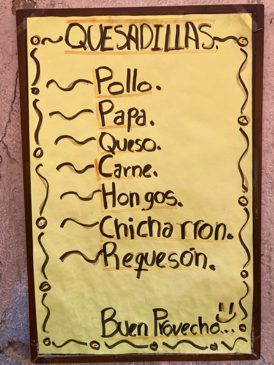 Quesadillas Chela